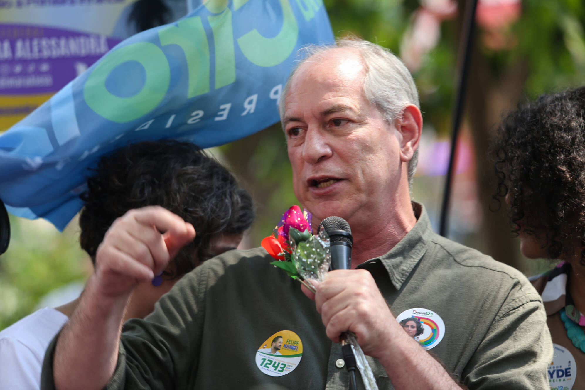 Em Londrina Ciro Gomes fala em