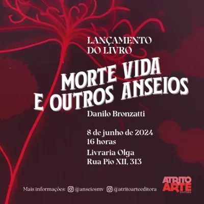 Imagem ilustrativa da imagem Livro "Morte, Vida e Outros Anseios" será lançado em Londrina