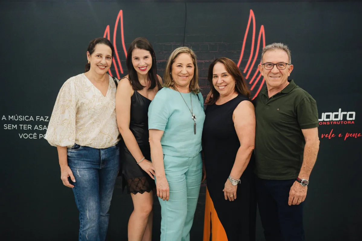 Maria do Carmo Azevedo, Fernanda Pires, Mara Pires, Márcia e José Carlos Messas