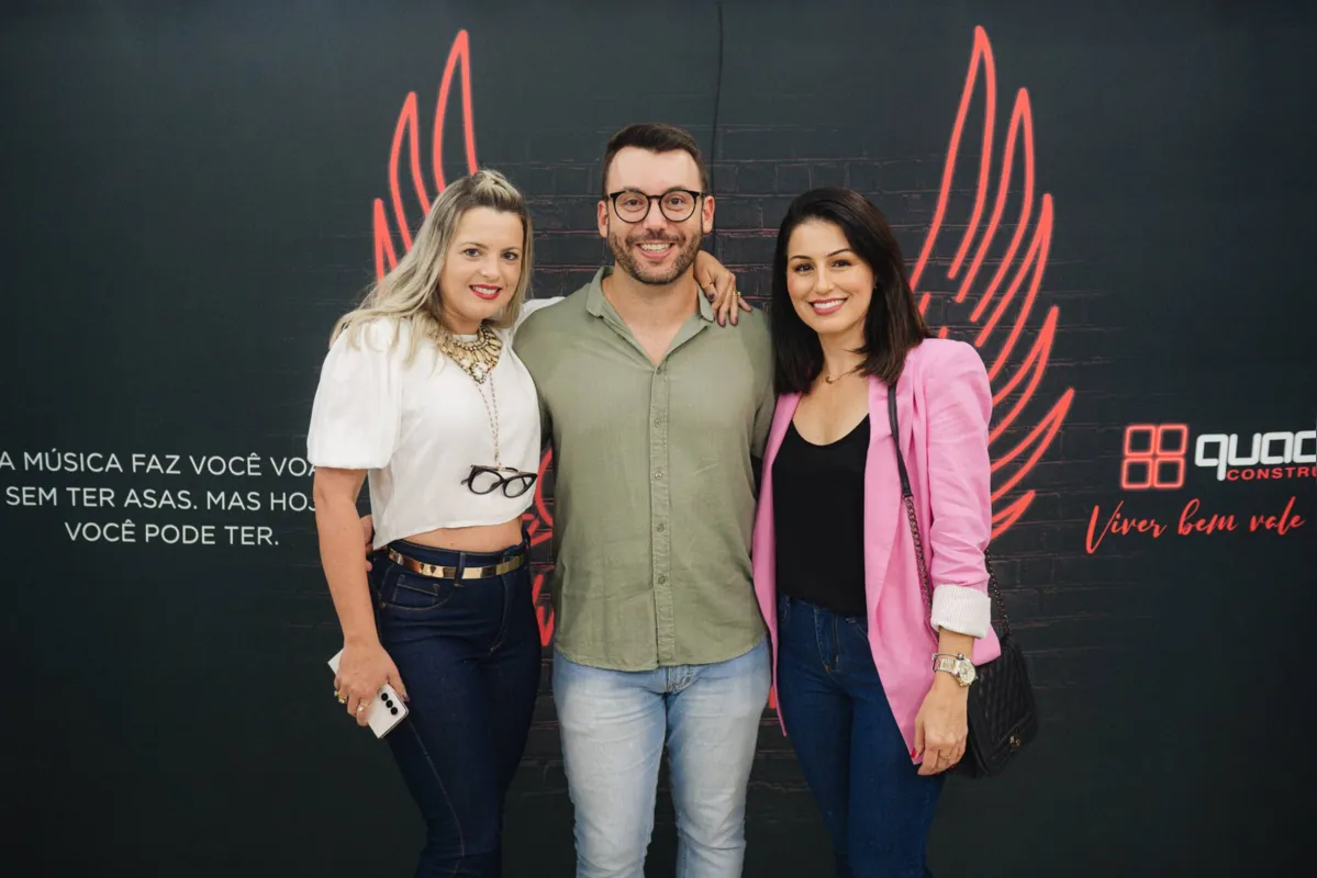 Soraya Rosa, Danilo Broietti e Ana Paula Serpeloni