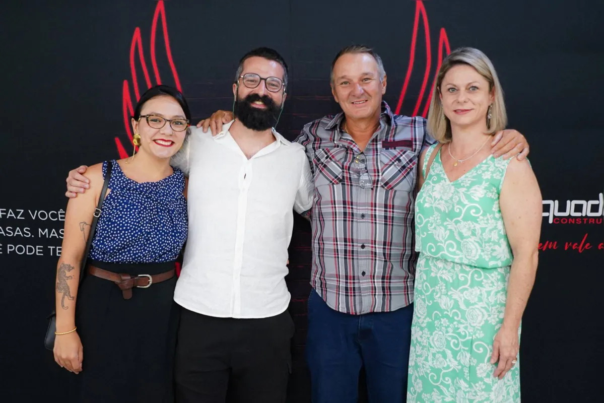 Kauana Milozo, Cesar Filho, Cesar e Luciana Torres