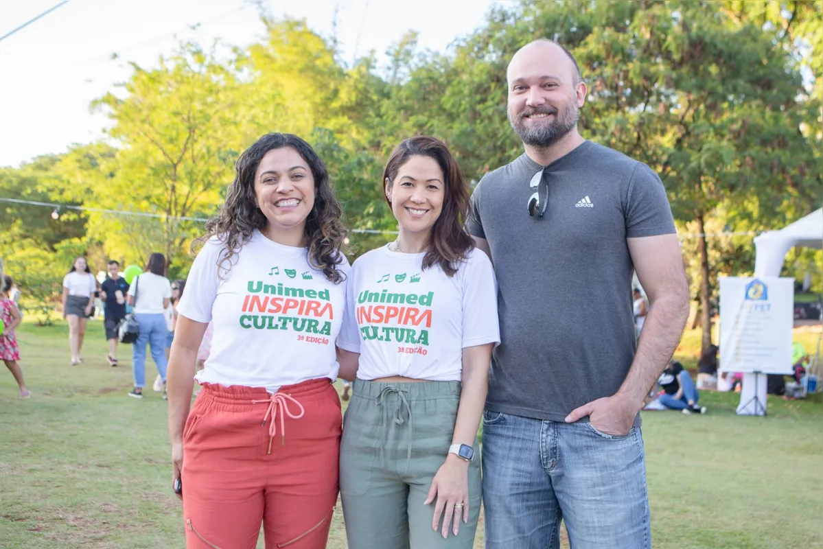 Fabianne Piojetti, Dayane Santana Negrisoli e Lucas Gianolla, gerentes da Unimed Londrina