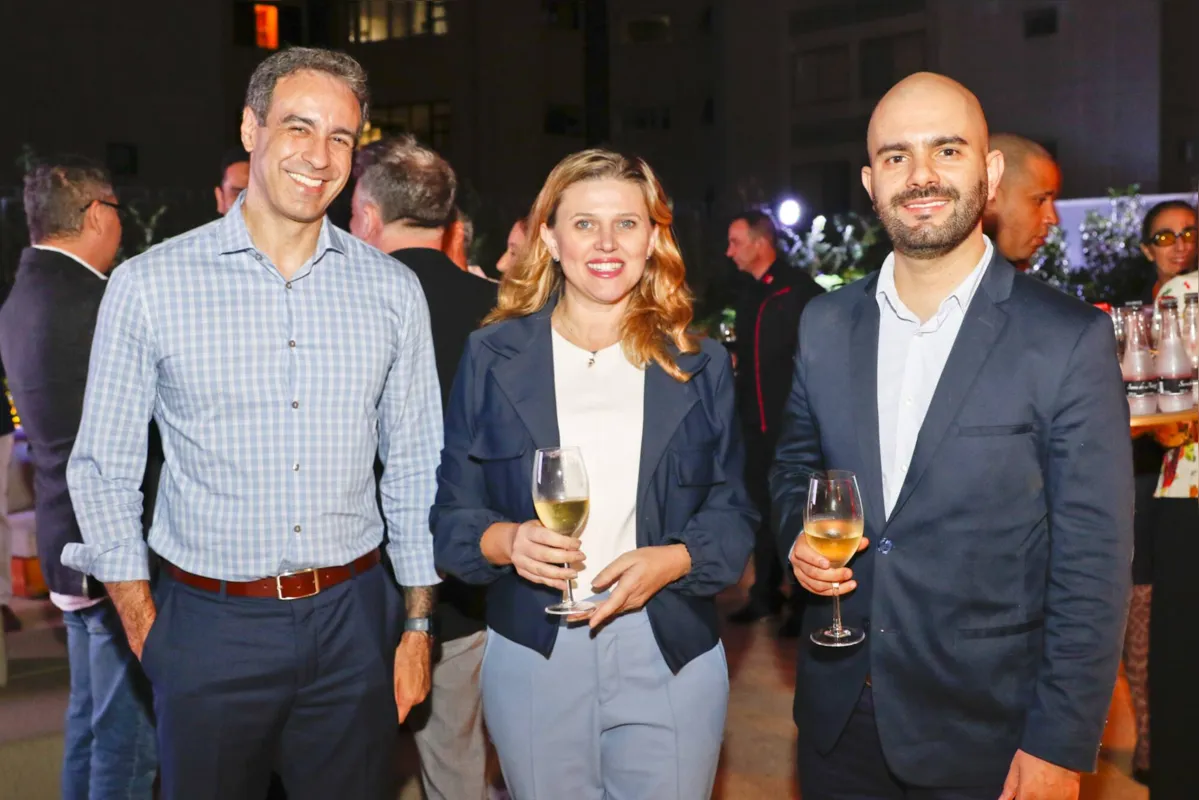 Alan Jacch, Tatiana Turra e Rodolpho Feijó