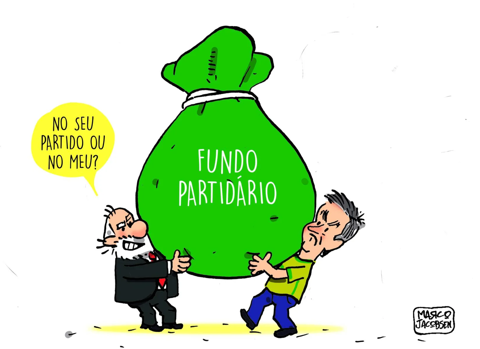 Imagem ilustrativa da imagem Charge 24/01/2024