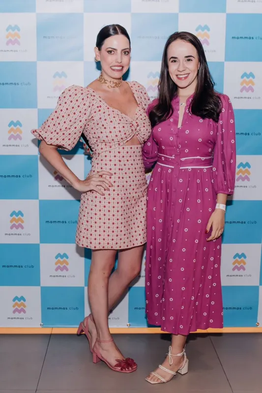 Luísa Bacchi com Ana Carolina Cesário, da Pampili Londrina