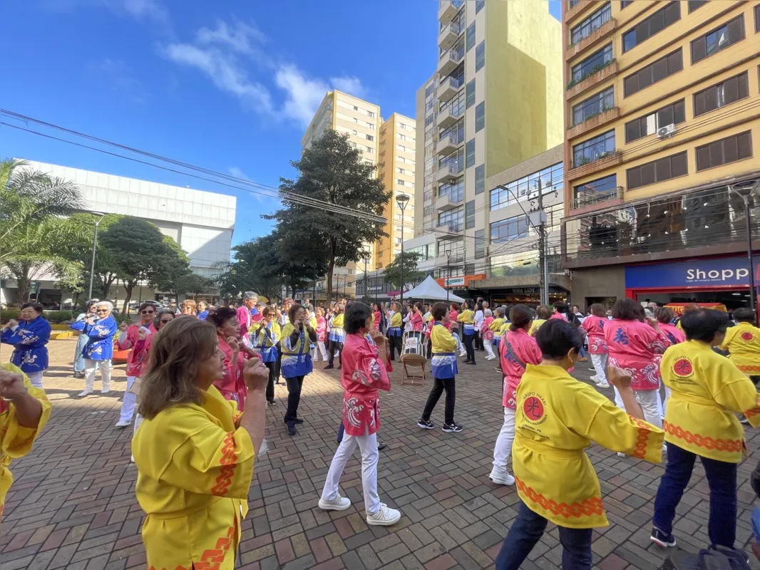 Imagem ilustrativa da imagem Abertura da Expo Japão traz dança e cores para o Calçadão