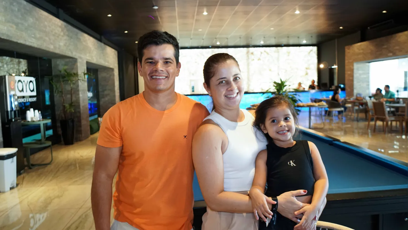 Celso Geraldo Junior, Ana Cláudia Santos Geraldo e a pequena Ana Laura