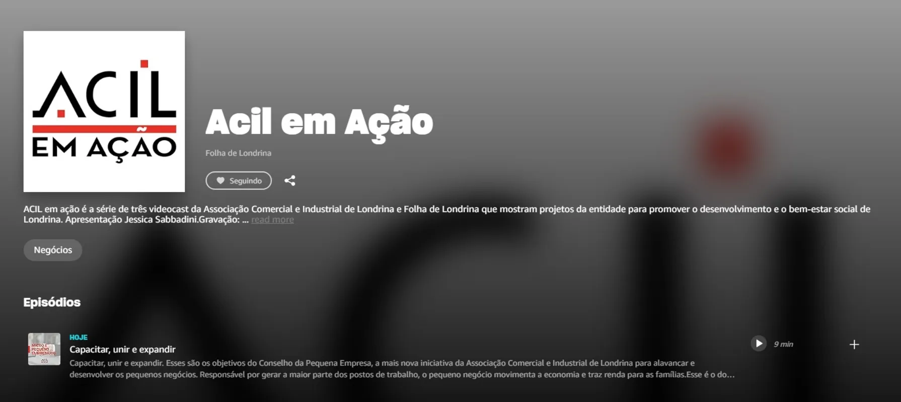 Imagem ilustrativa da imagem Iniciativas da ACIL para o Desenvolvimento de Londrina