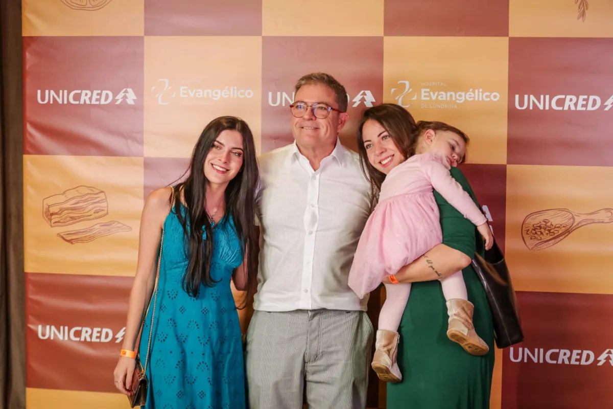 Diretor técnico do HE Londrina, Dr.João Roberto Pazini com a família